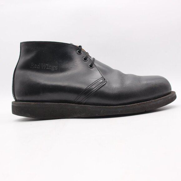 Red Wing Postman Chukka 2597 Men's Size 10.5 D BlackLeather Lace Up Boots USA